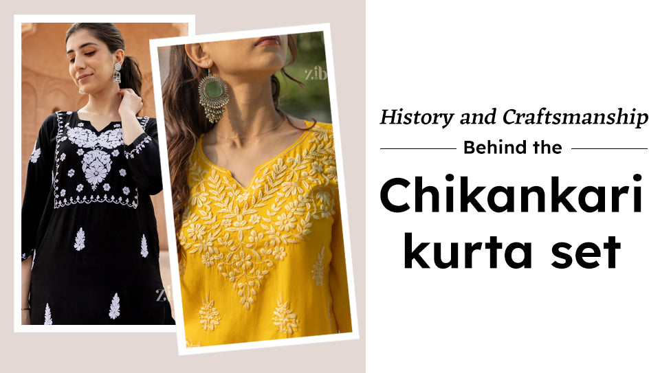 History and Craftsmanship Behind the Chikankari kurta set